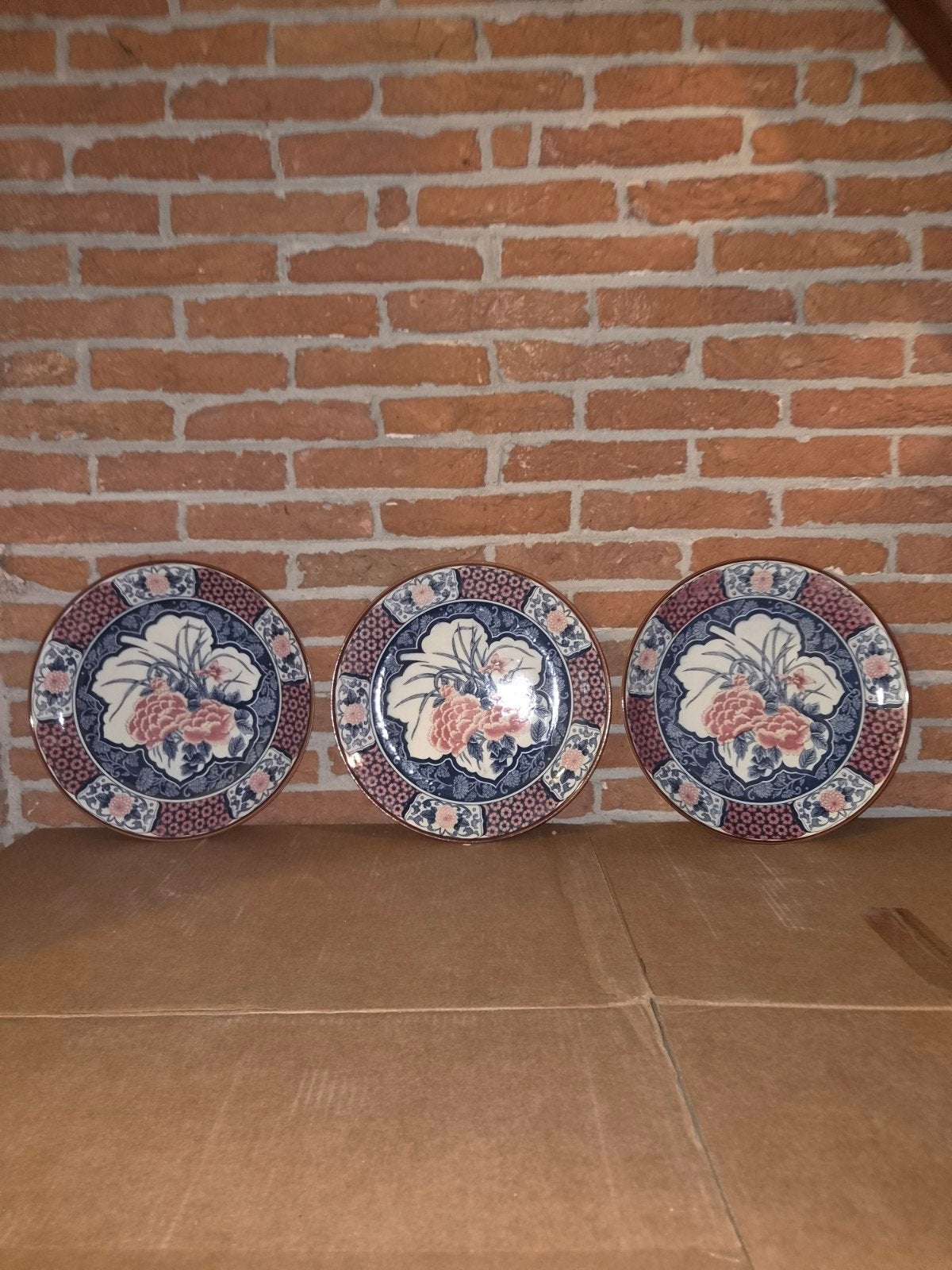 3 Antieke Oosterse (?) Wandborden - 32 cm - Prima Staat, Ophalen of Verzenden