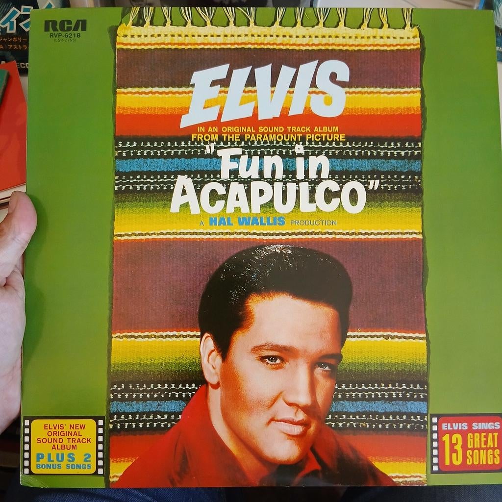 Elvis Presley - Fun in Acapulco LP (Japanse persing), Cd's en Dvd's, Inclusief insert, Ophalen of Verzenden, Zo goed als nieuw