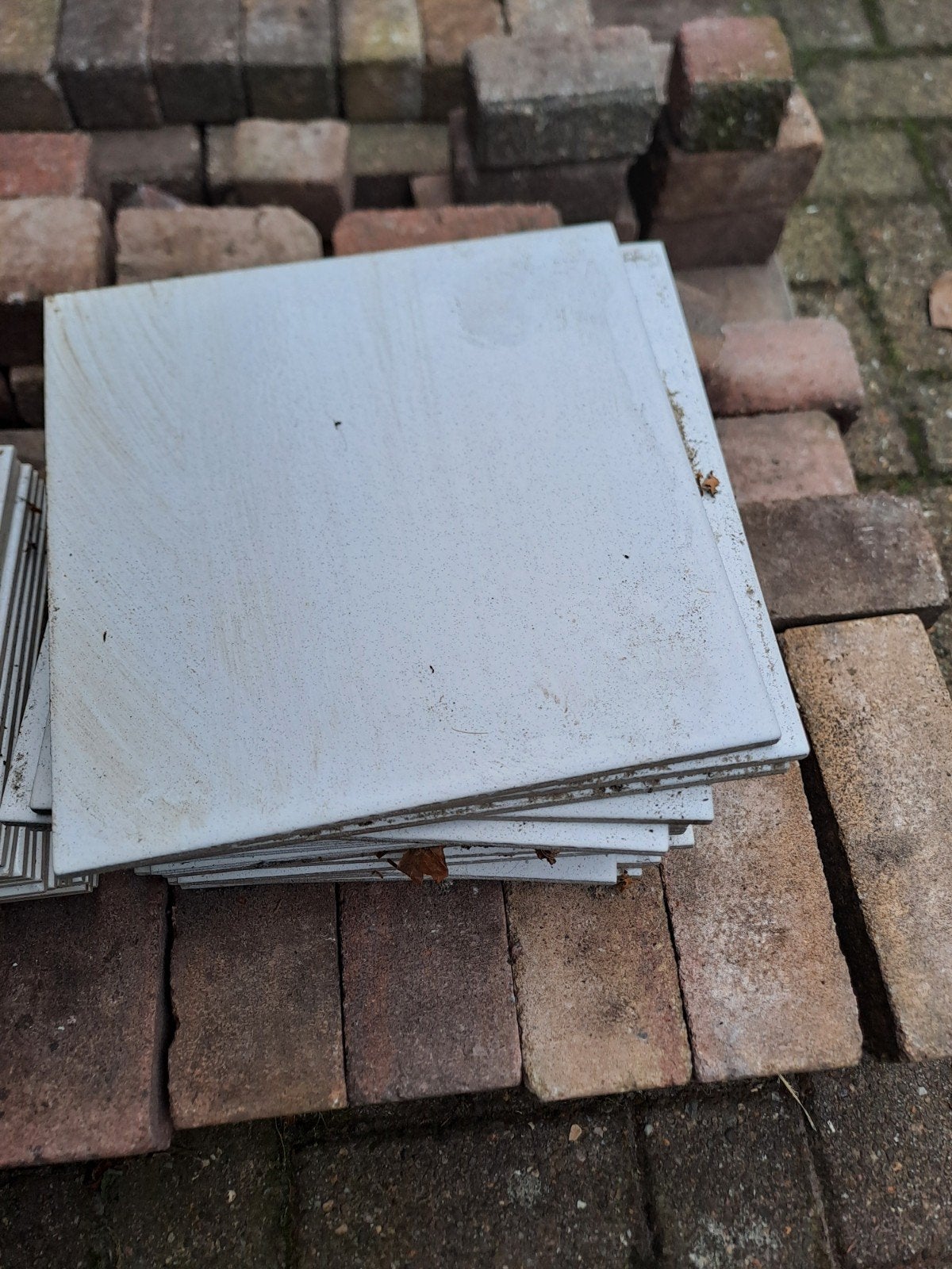Restant tegels, Ophalen, Keramiek, Minder dan 5 m²