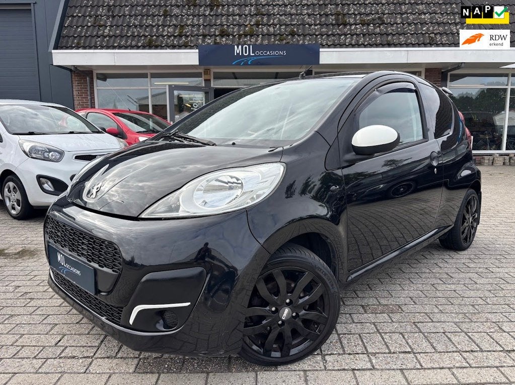 Peugeot 107 1.0 Access Accent |Sport|Airco|Subwoofer|Bluetoo, Euro 5, Gebruikt, 4 stoelen, Origineel Nederlands