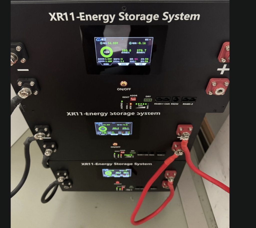 48V LiFePO4 Thuisbatterij 14,3 kWh – EVE 280Ah, Ophalen, Zo goed als nieuw, Oplaadbaar