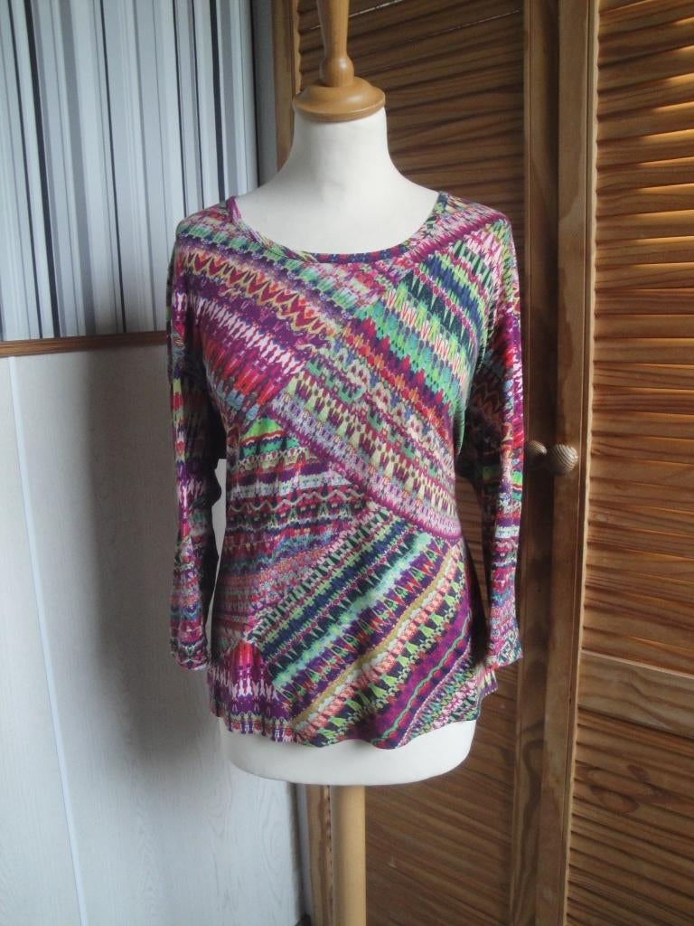 Kleurrijk shirt POSSELT maat L, Maat 38/40 (M), Overige kleuren, Posselt, Ophalen of Verzenden