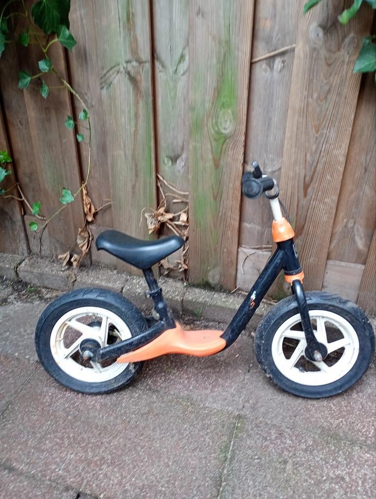 Kinderloopfiets - Zwart/Oranje, Ophalen, Gebruikt, Loopfiets