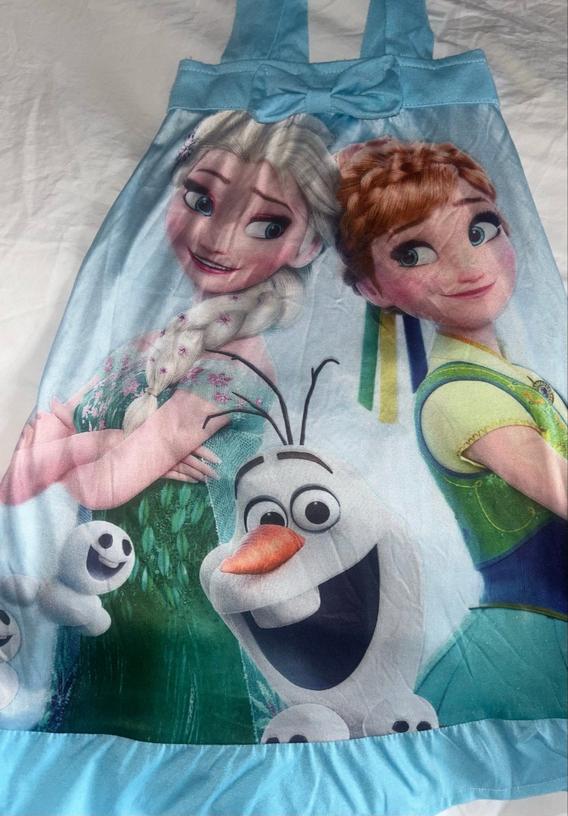 Frozen jurk Elsa Anna Olaf, Kinderen en Baby's, Carnavalskleding en Verkleedspullen, Ophalen of Verzenden, Gebruikt, 110 t/m 116