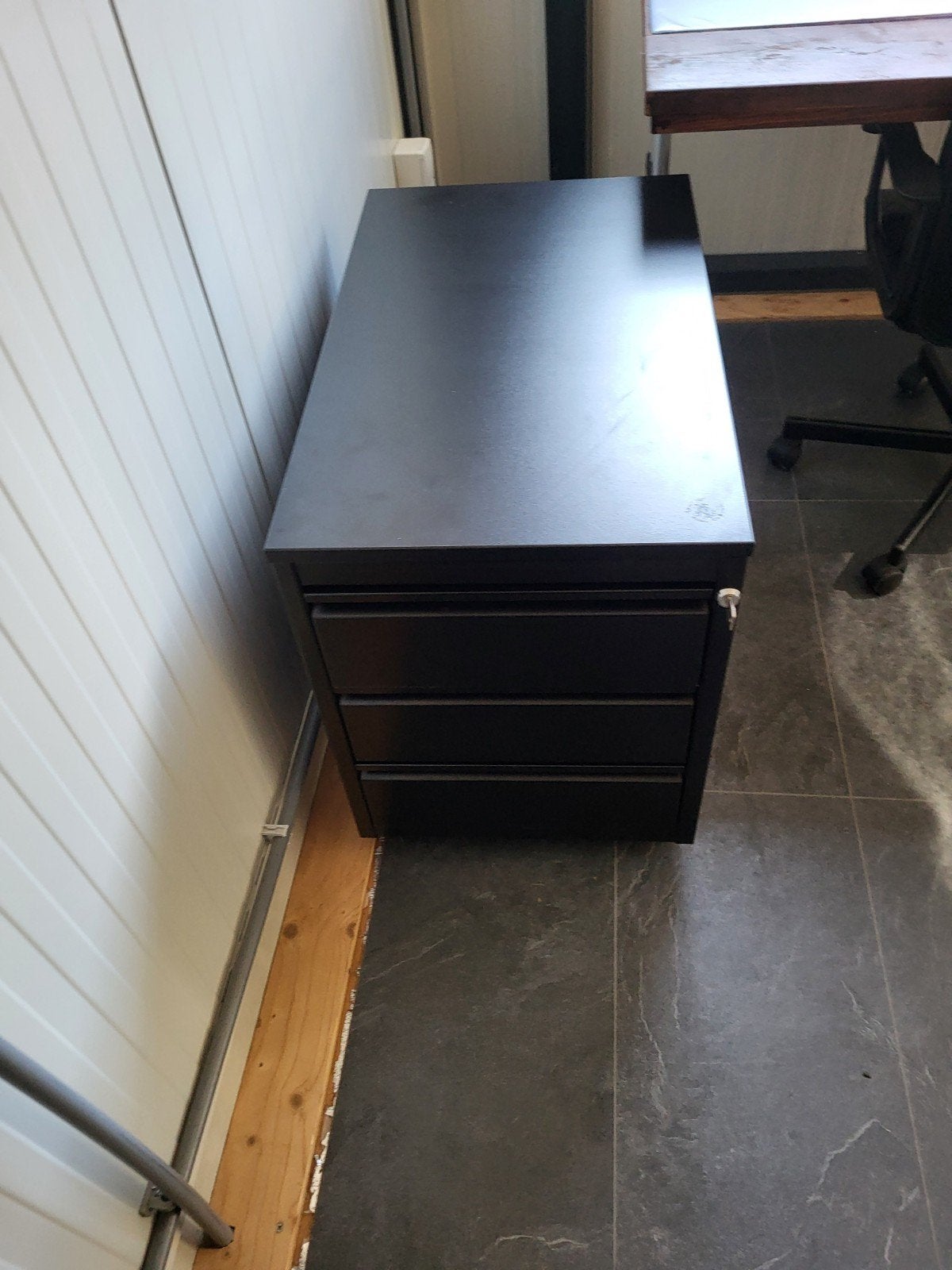 Kantoor ladenkast met sleutel+reserve sleutel, Ophalen, Minder dan 50 cm, 3 of 4 laden, Minder dan 100 cm