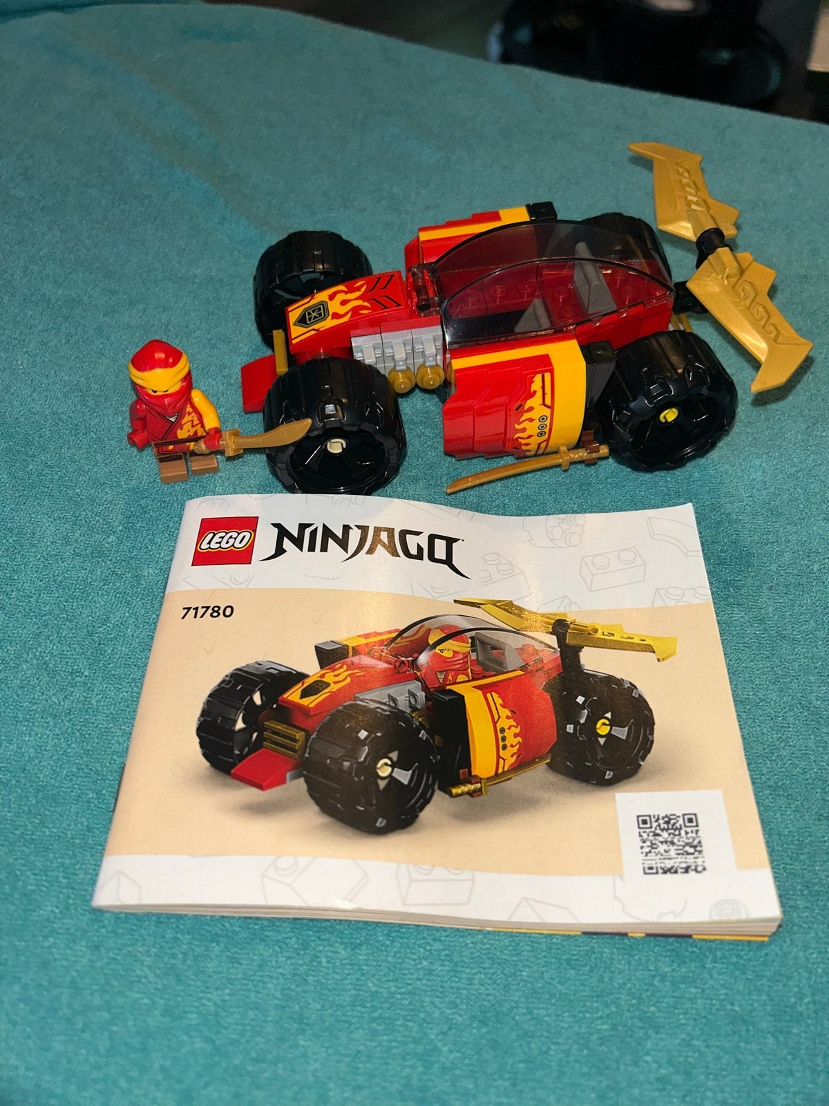 Lego Ninjago 71780 Kai's Raceauto - Complete set met instruc, Lego, Ophalen of Verzenden, Zo goed als nieuw, Compleet