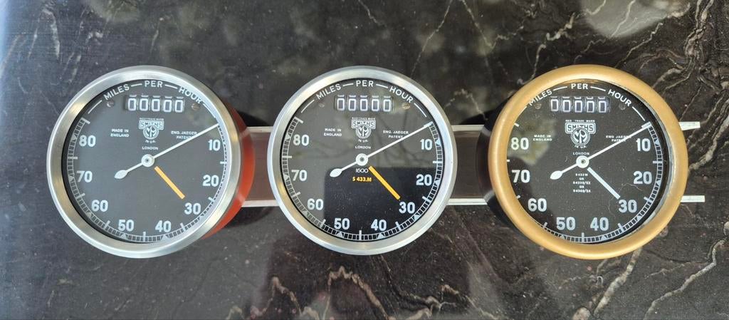 3 Smiths snelheidsmeters - Oldtimer onderdelen, Ophalen of Verzenden, Gebruikt