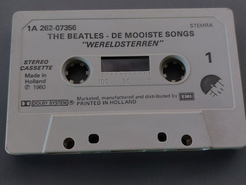 THE BEATLES - DE MOOISTE SONGS (MC), Cd's en Dvd's, Cassettebandjes, 1 bandje, Ophalen of Verzenden, Zo goed als nieuw, Origineel
