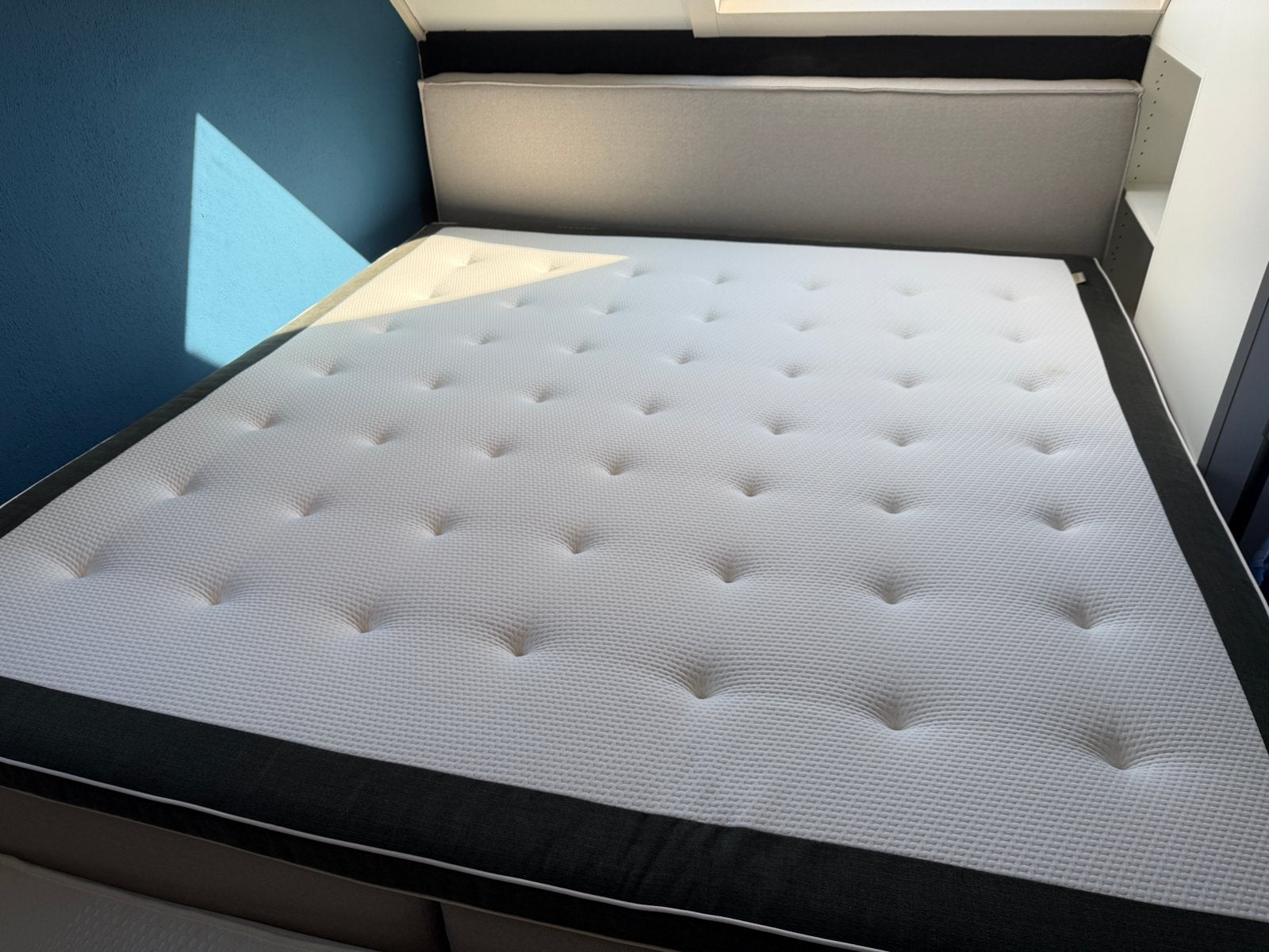 Excellent koudschuim stevig topmatras 200x210 cm, Huis en Inrichting, Slaapkamer | Matrassen en Bedbodems, Ophalen, 210 cm, Tweepersoons
