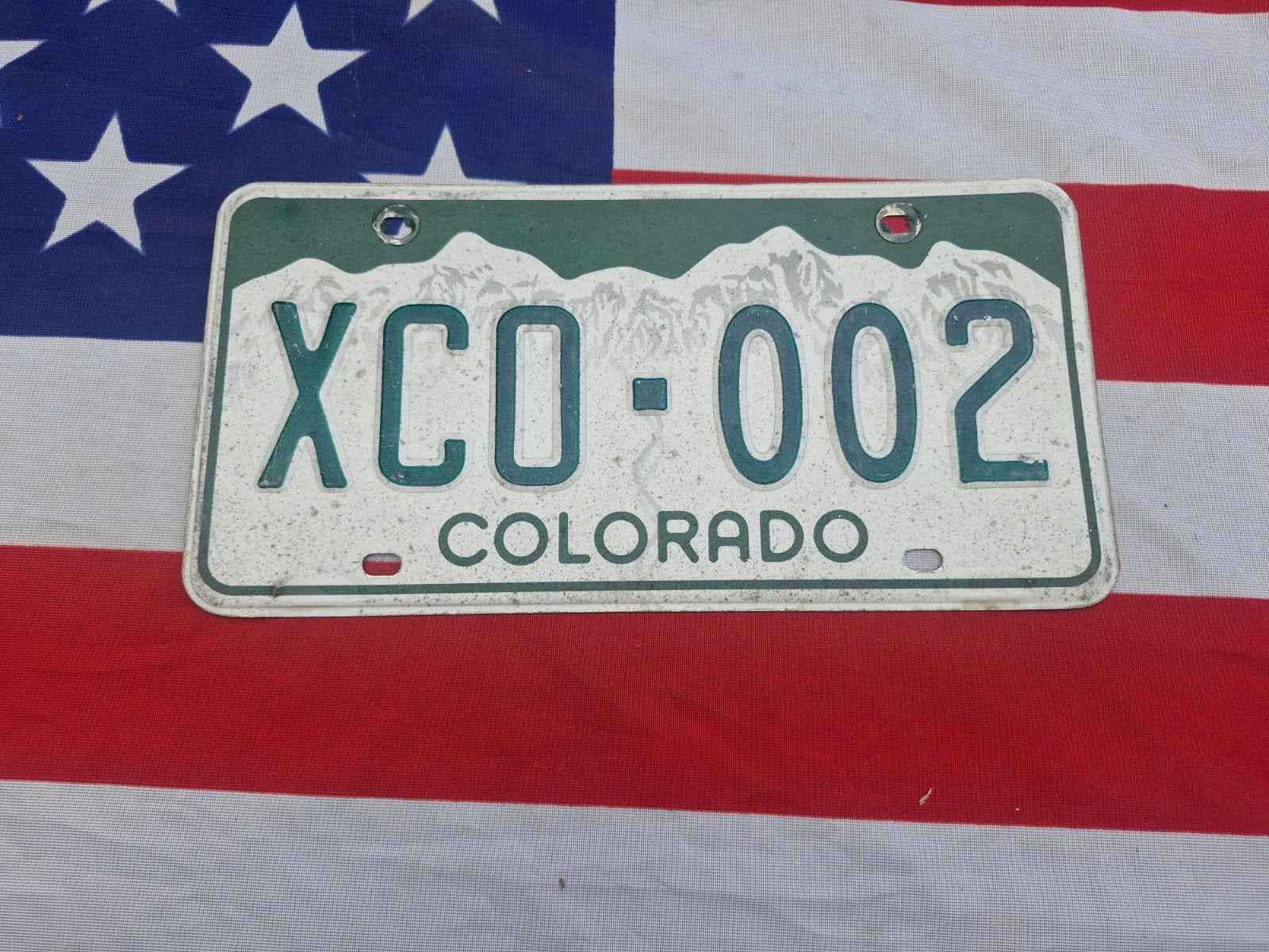 Kentekenplaat Colorado USA Nummerbord Nummerplaat License VS, Verzenden, Gebruikt, Auto's