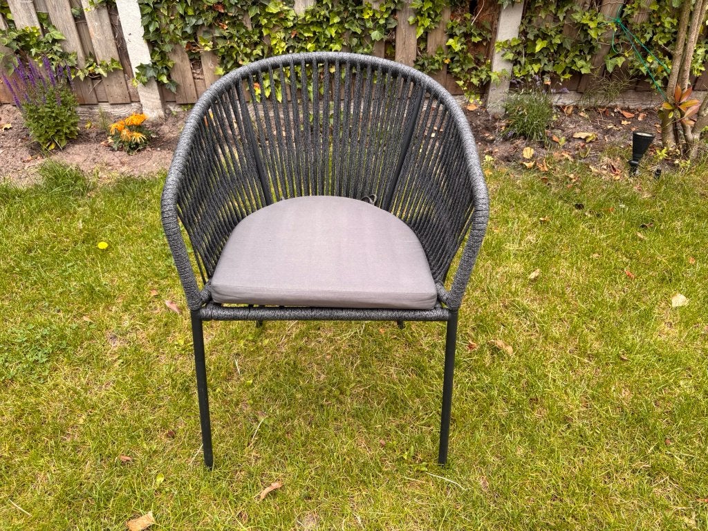Tuinstoelen set 6 stuks met kussens, Tuin en Terras, Ophalen, Zo goed als nieuw, Aluminium