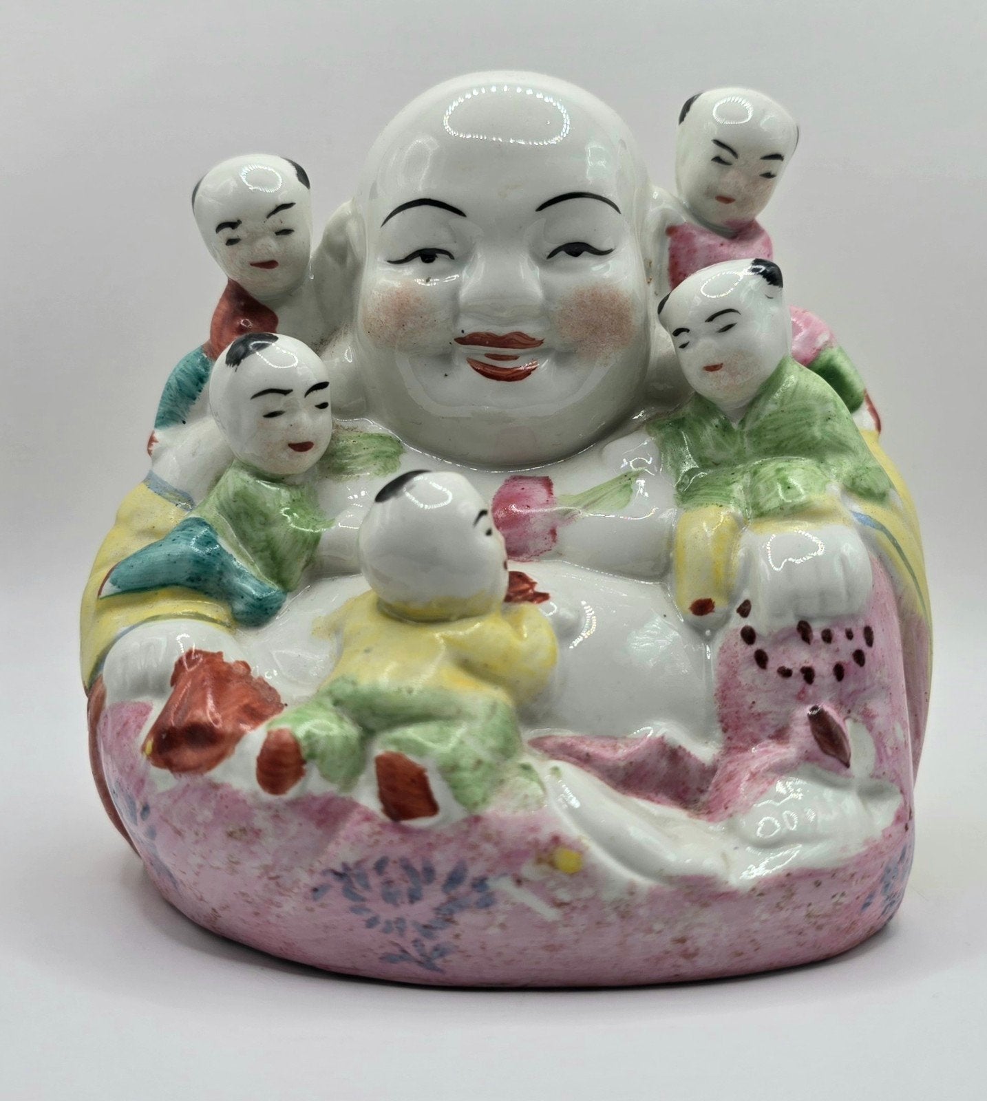 Vintage Chinees Beeld, Boedha, spelende kinderen, Ophalen of Verzenden