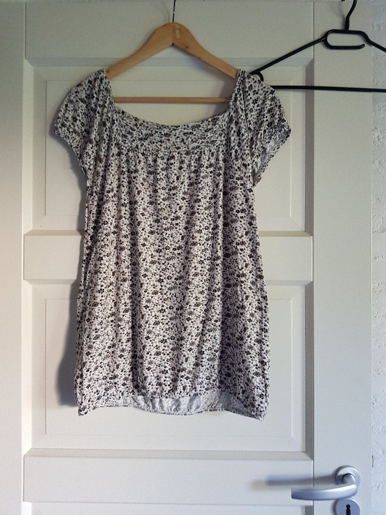 Dames shirt, Miss Etam maat 38, Maat 38/40 (M), Beige, Ophalen of Verzenden, Zo goed als nieuw
