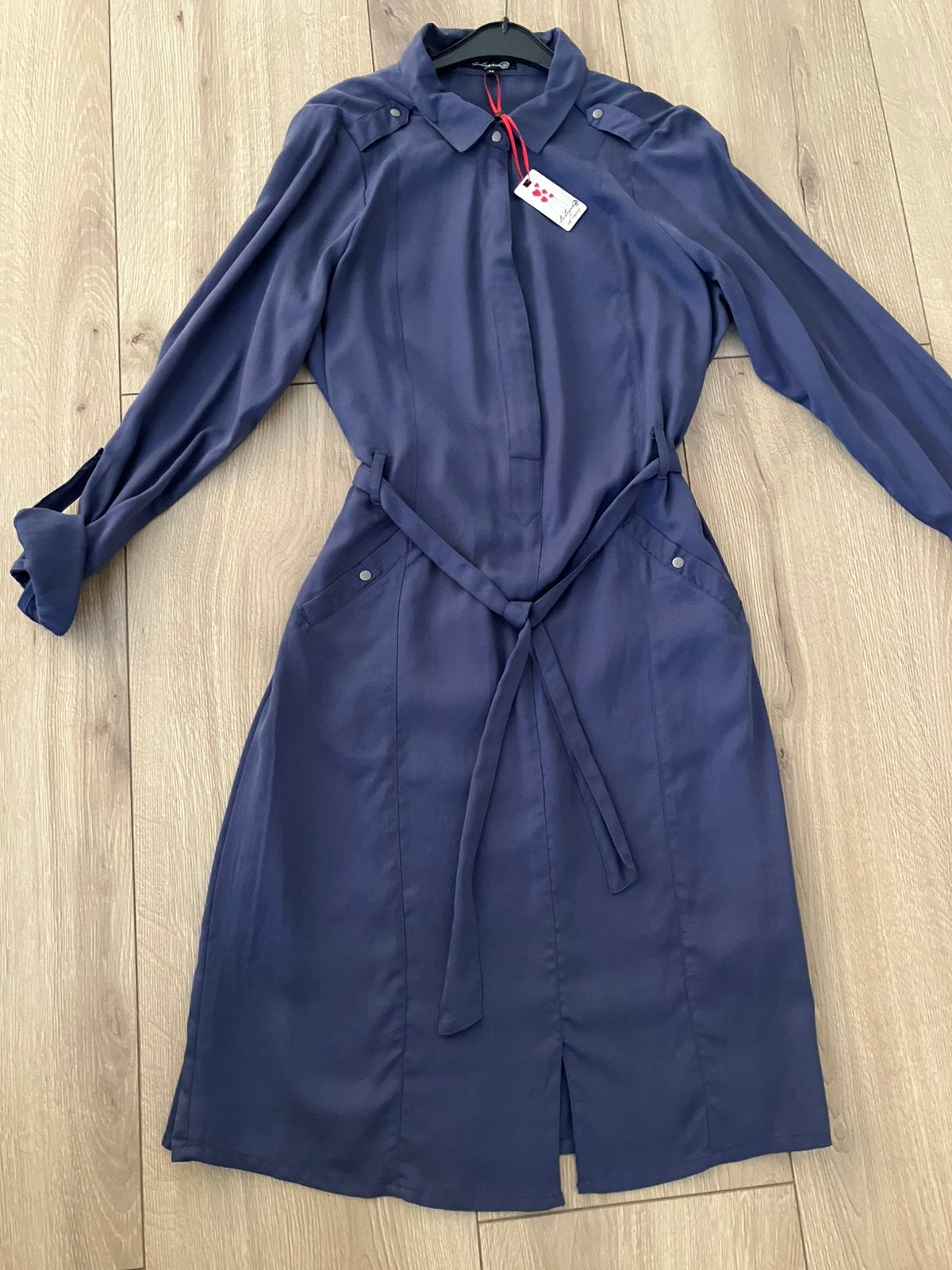 La Ligna jurk s/36, Blauw, Nieuw, Ophalen of Verzenden, Maat 36 (S)