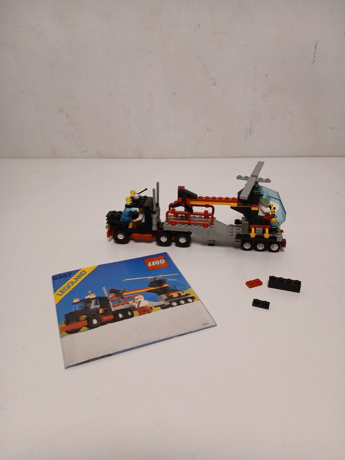 Lego 6357 stunt copter en truck met manual, Ophalen of Verzenden