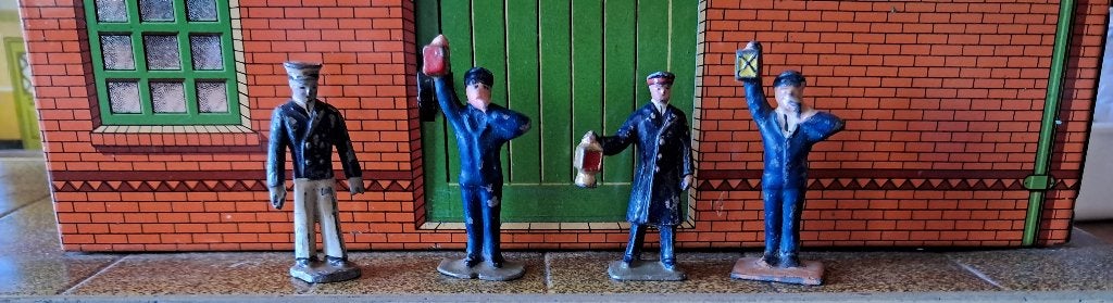 H11 spoor 0 figuren bing hornby marklin perron medewerkers, Ophalen of Verzenden