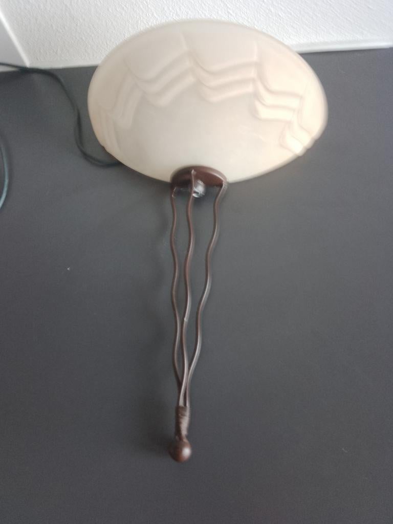 Albast wandlamp, Ophalen