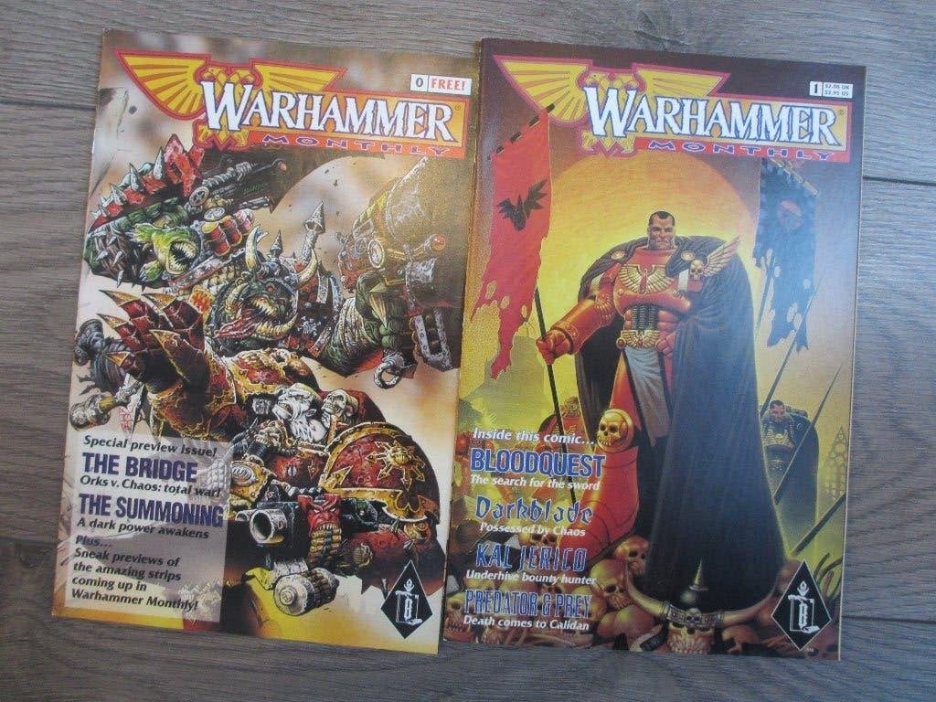 Warhammer Monthly 1-2, Ophalen of Verzenden, Zo goed als nieuw, Warhammer, Boek of Catalogus