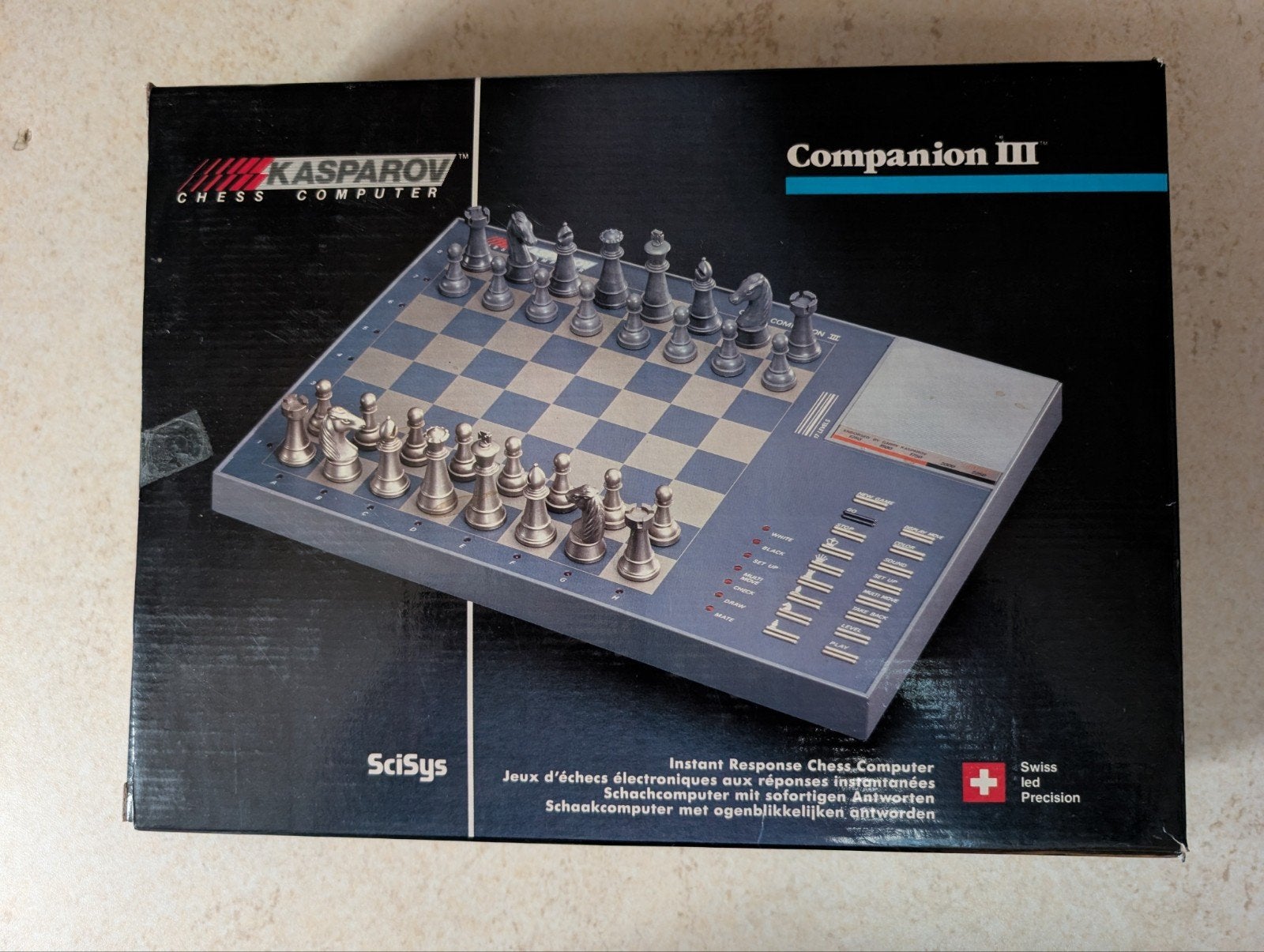 Kasparov Chess Computer Companion III Schaakcomputer, Een of twee spelers, Ophalen of Verzenden, Zo goed als nieuw, Saitek