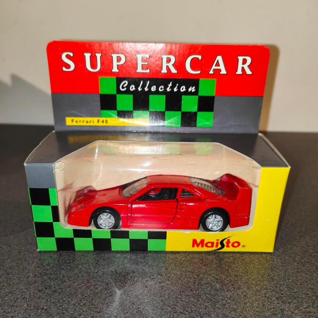 Maisto Supercar Collection Ferrari F40 Diecast Model, Ophalen of Verzenden, Nieuw, Auto