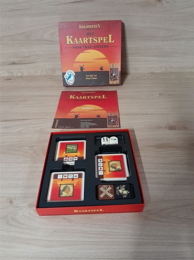 Kolonisten van catan het kaartspel - 999 games - s3127, Verzenden, Zo goed als nieuw