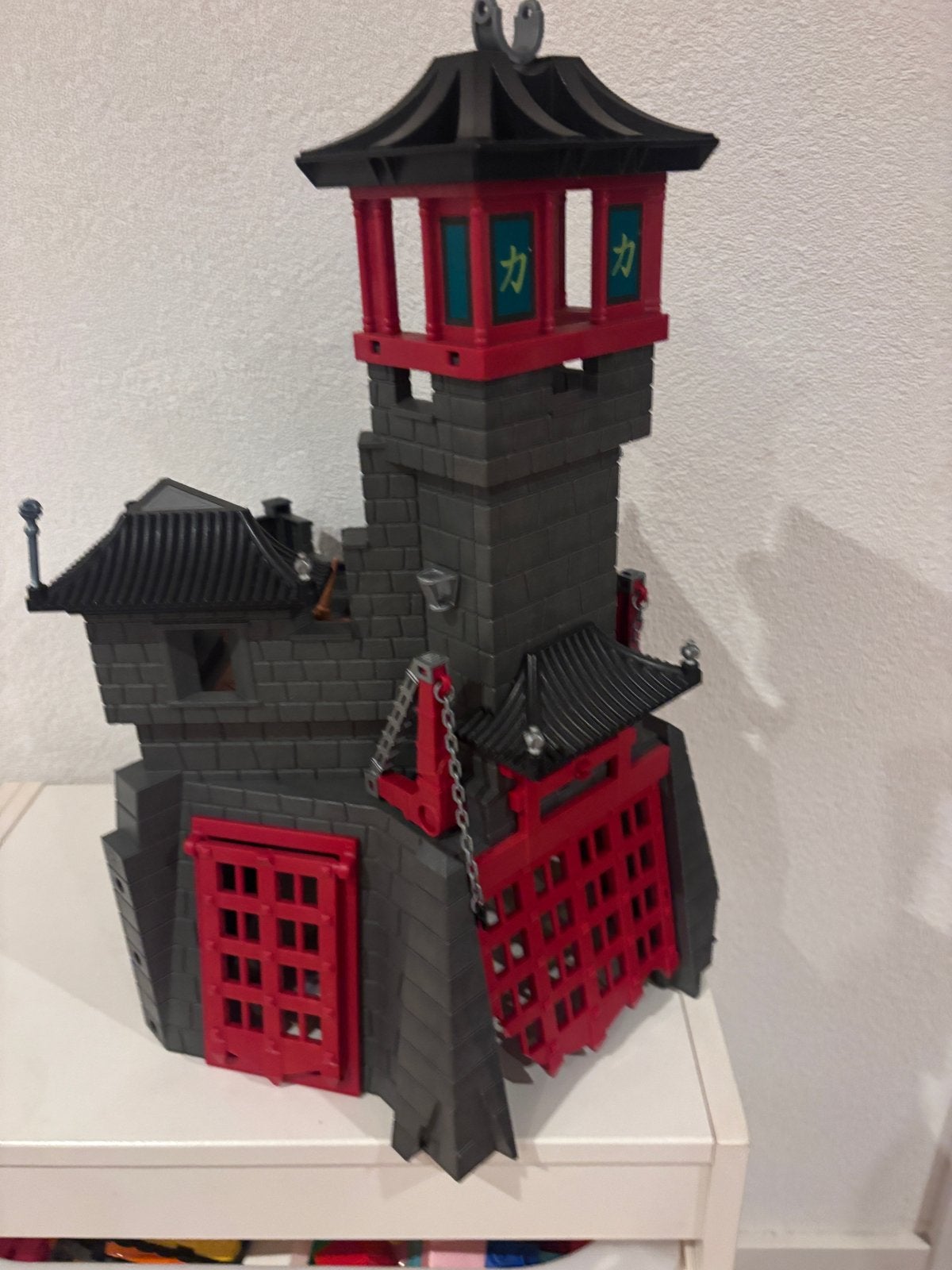 Playmobil Kasteel/Burcht aanvalscentrum met ophaalbrug, Kinderen en Baby's, Ophalen, Gebruikt, Complete set, Kasteel/Fort