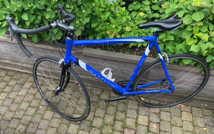 Batavus Champion racefiets Blauw, Shimano 105, 28 inch, Gebruikt, Batavus, Ophalen of Verzenden
