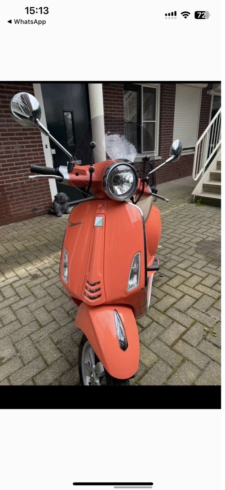 Vespa Sprint 2019 Oranje, Fietsen en Brommers, Scooters | Vespa, Ophalen, Gebruikt, Overige modellen, Benzine