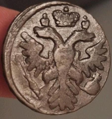 Zeldzame Russische koperen munt 1739 - Dubbelkoppige adelaar, Verzenden, Vóór koninkrijk, Overige waardes, Losse munt