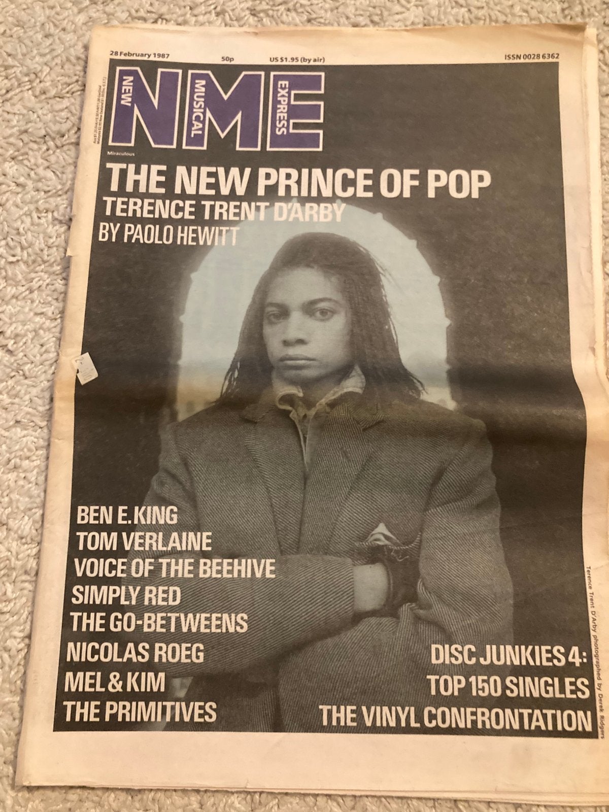 NME 1987 PRIMITIVES Tom Verlaine MEL & KIM Nicolas Roeg, Ophalen of Verzenden, Gelezen, Muziek, Film of Tv