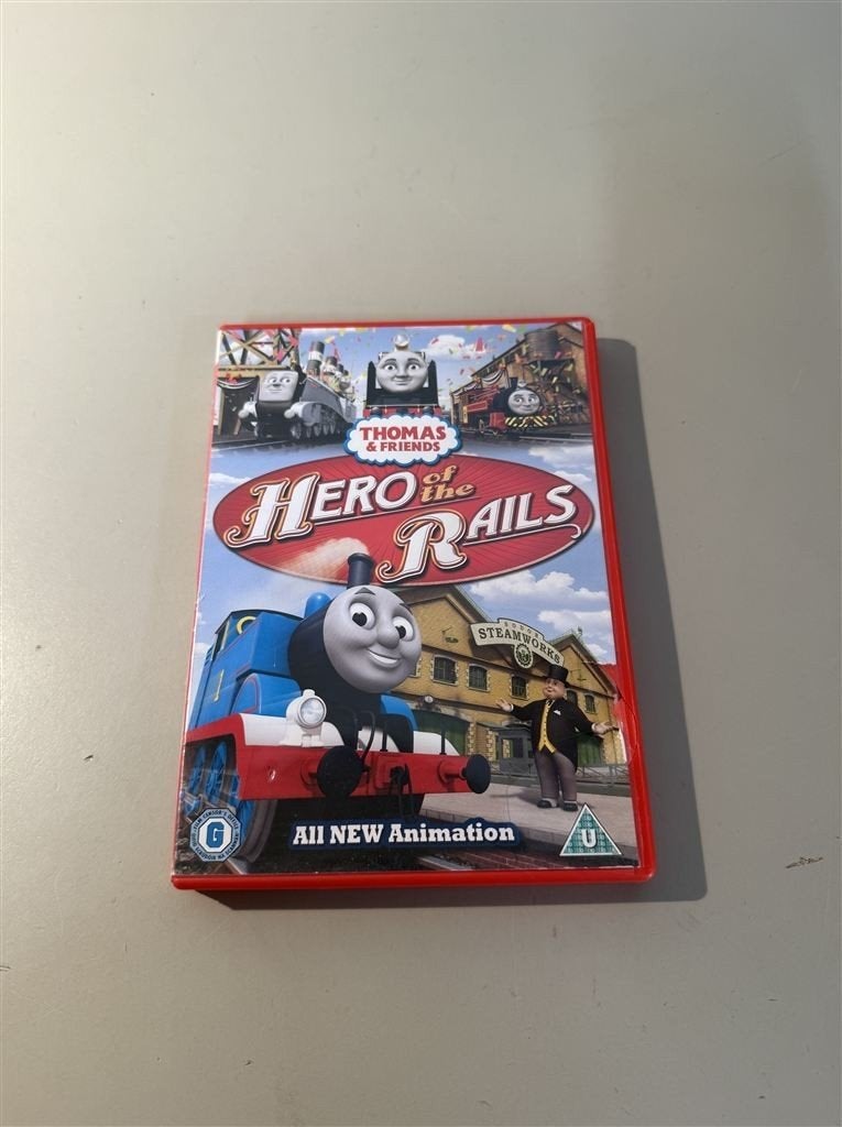 Thomas And Friends - Hero Of The Rails DVD 2009, Alle leeftijden, Ophalen of Verzenden, Gebruikt