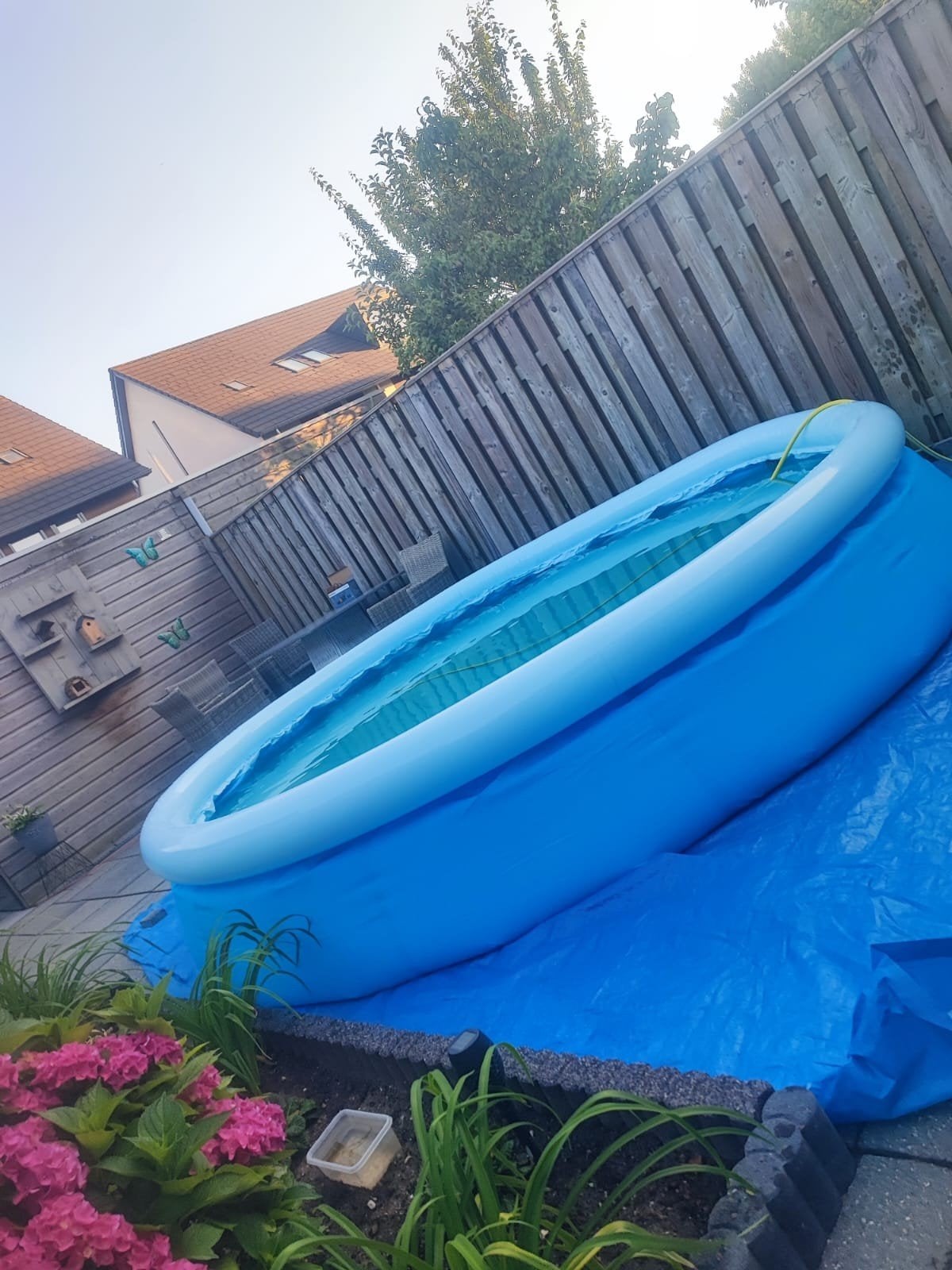 Zwembad, Tuin en Terras, Ophalen, Minder dan 80 cm, Rond, Opzetzwembad