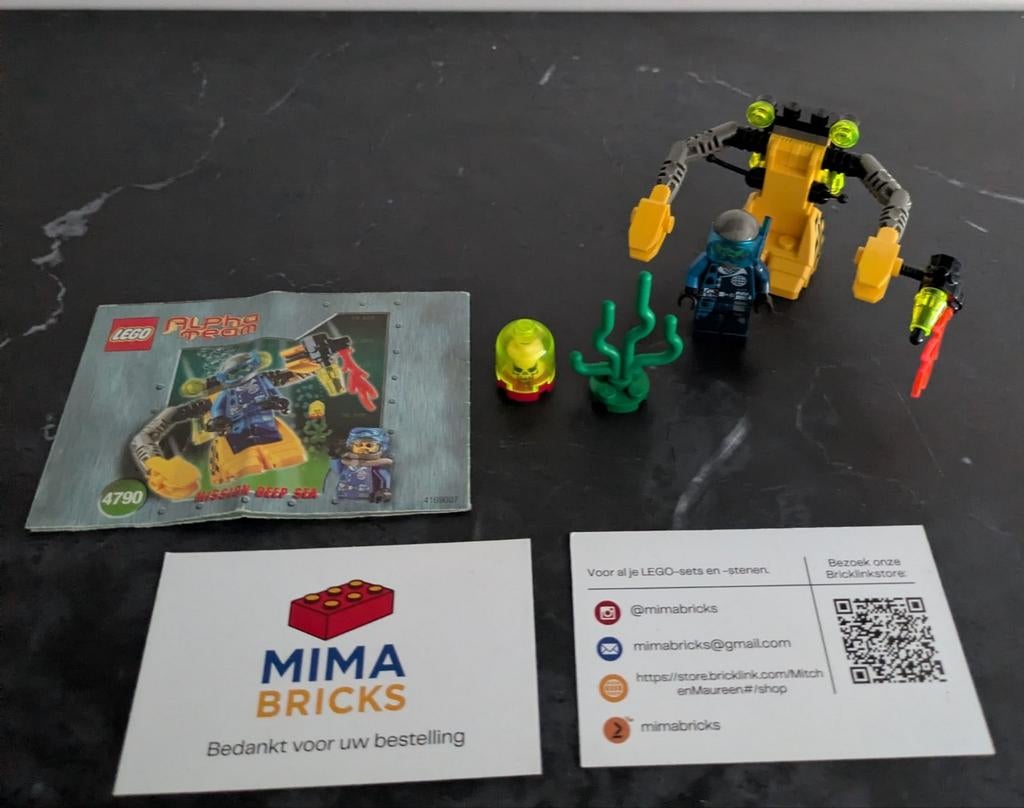 Lego Alpha Team 4790 robot duiker, Lego, Lego, Ophalen of Verzenden, Zo goed als nieuw
