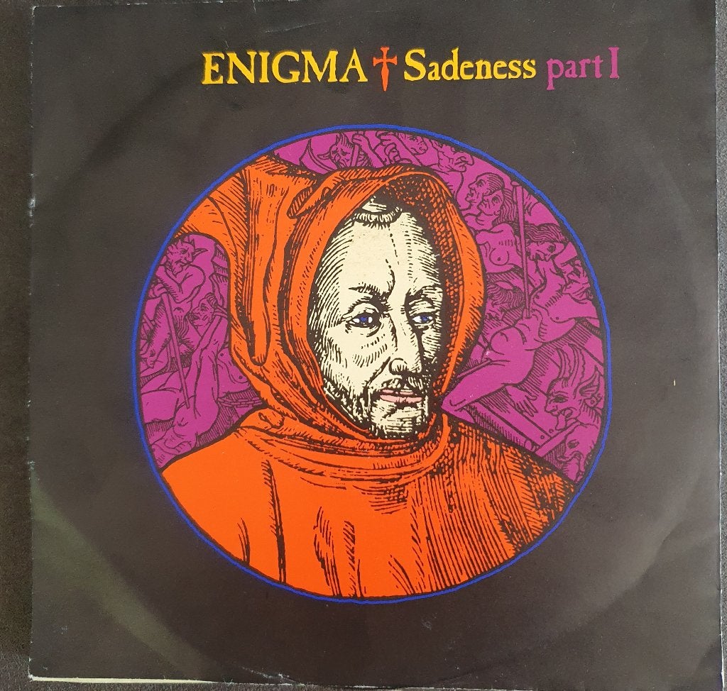 Enigma - Sadness, Fotohoes, Verzenden, Gebruikt, 7 inch