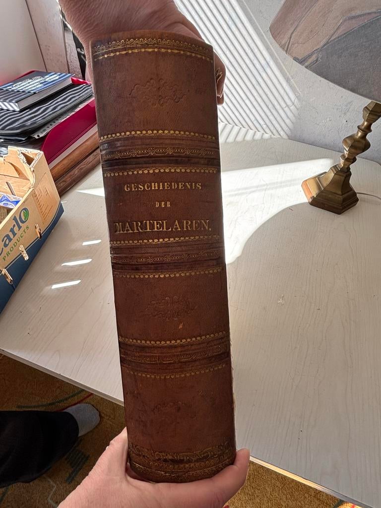 Antiek boek: Geschiedenis der Martelaren (1868) - Gehavend, Antiek en Kunst, Antiek | Boeken en Bijbels, Ophalen