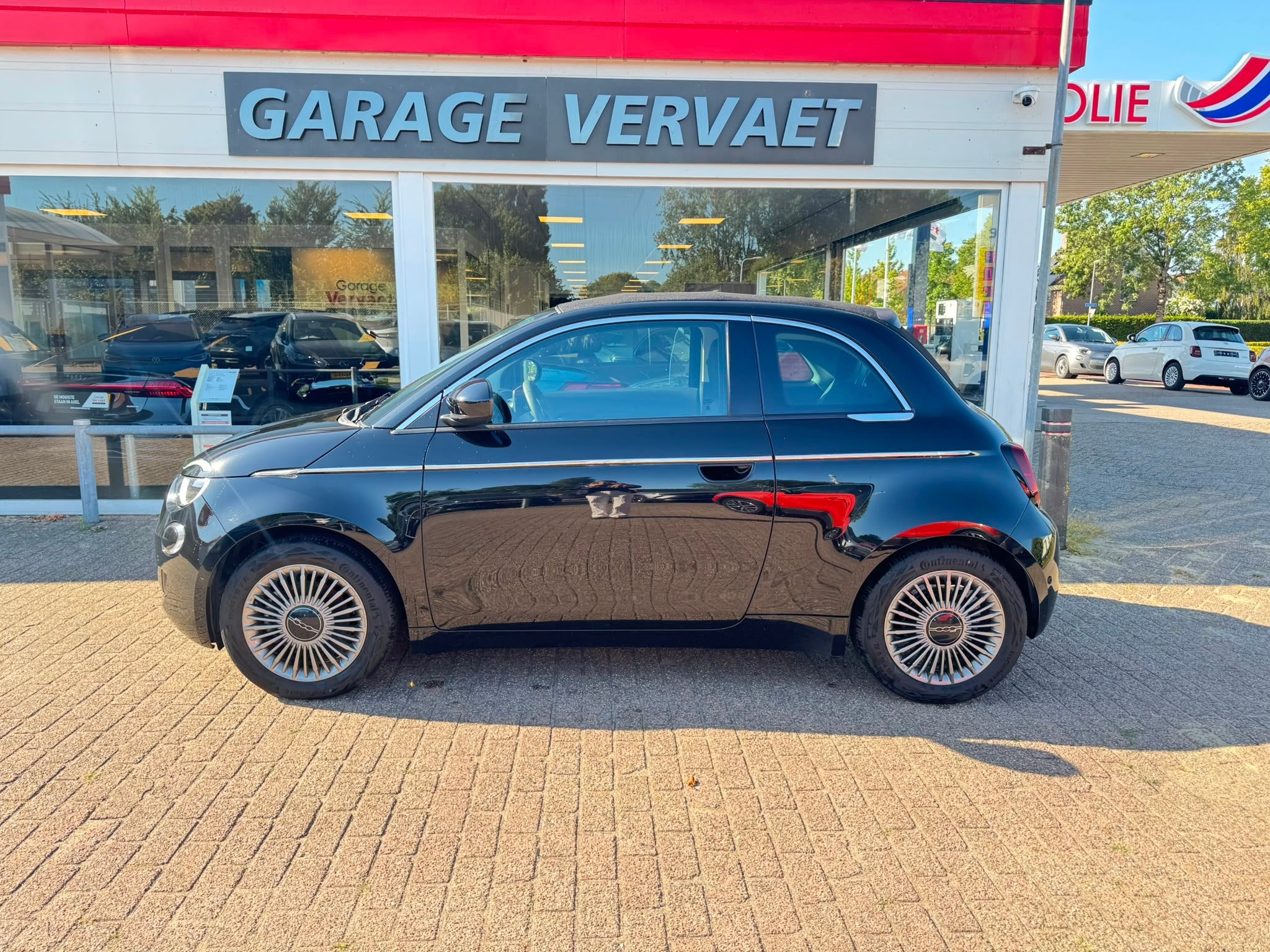 Fiat 500 C 42 kWh, Auto's, Stof, Gebruikt, 118 pk, Cabriolet