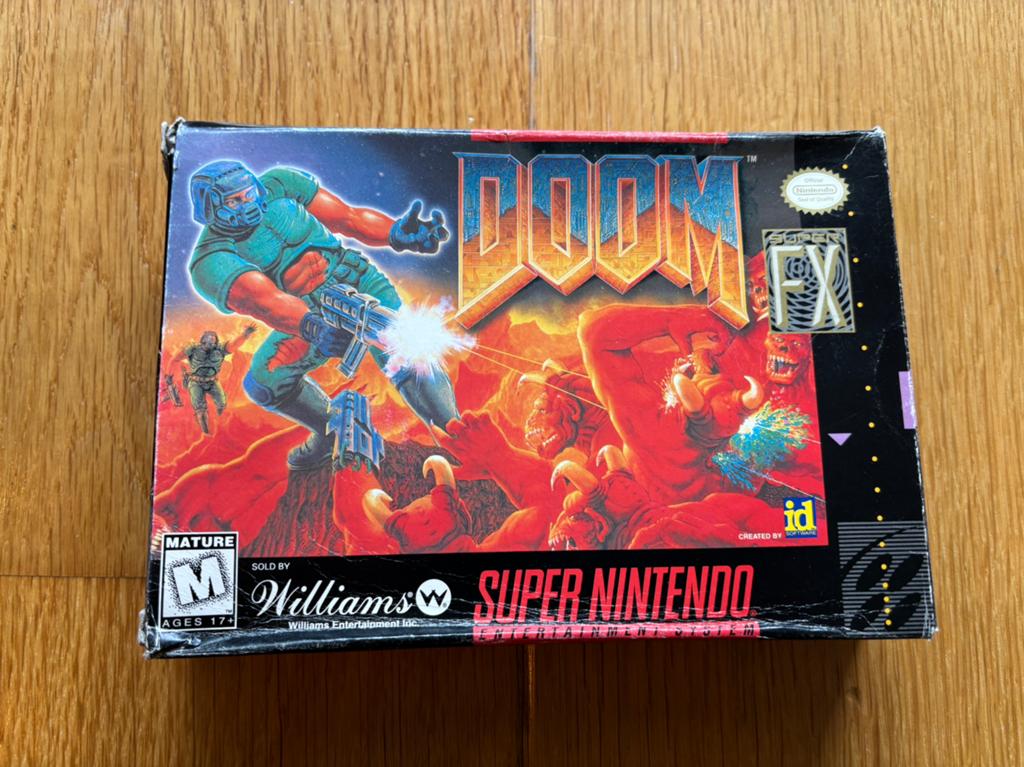Doom (SNES) - NTSC Amerikaanse Versie, Gebruikt, Shooter, 1 speler, Ophalen of Verzenden