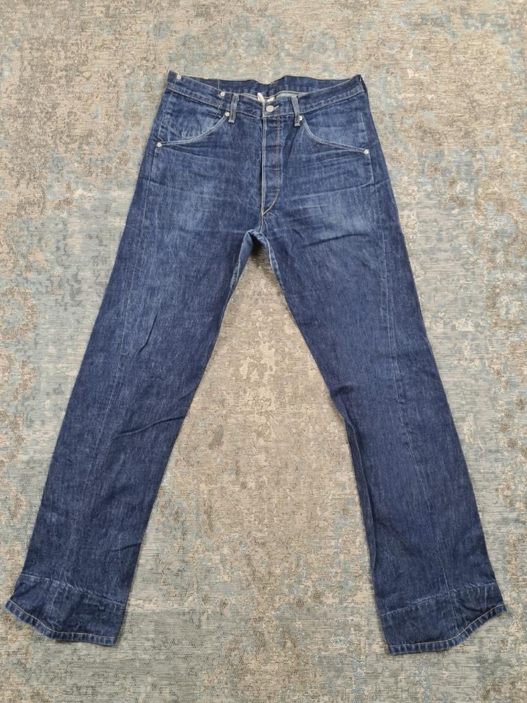 Levi's 835 W34 L34 Loose 100% katoen Bronno3434 Blauw, Kleding | Heren, Blauw, Levi Strauss Nederland, Ophalen of Verzenden, Zo goed als nieuw