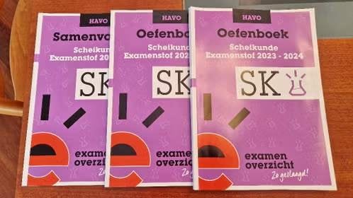 Samenvatting en Oefenboeken 2023-2024 - HAVO examen, Scheikunde, HAVO, Ophalen of Verzenden, Zo goed als nieuw