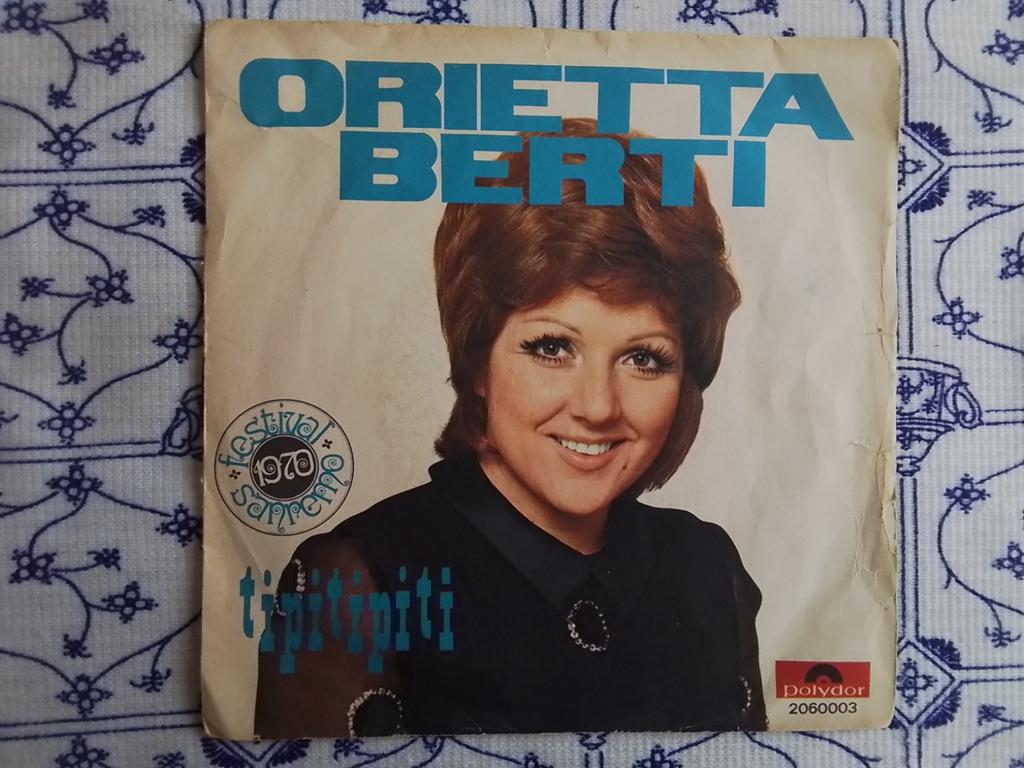 Orietta berti      Tipitipiti       Sanremo festival 1970, Ophalen of Verzenden, Zo goed als nieuw, Pop, Single