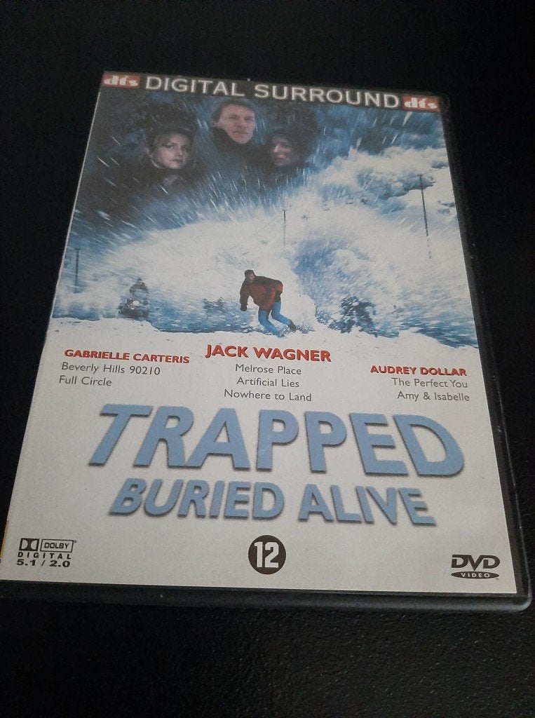 Trapped buried alive, Jack Wagner, Gabrielle Carteris!, Vanaf 12 jaar, Ophalen of Verzenden, Gebruikt, Overige genres