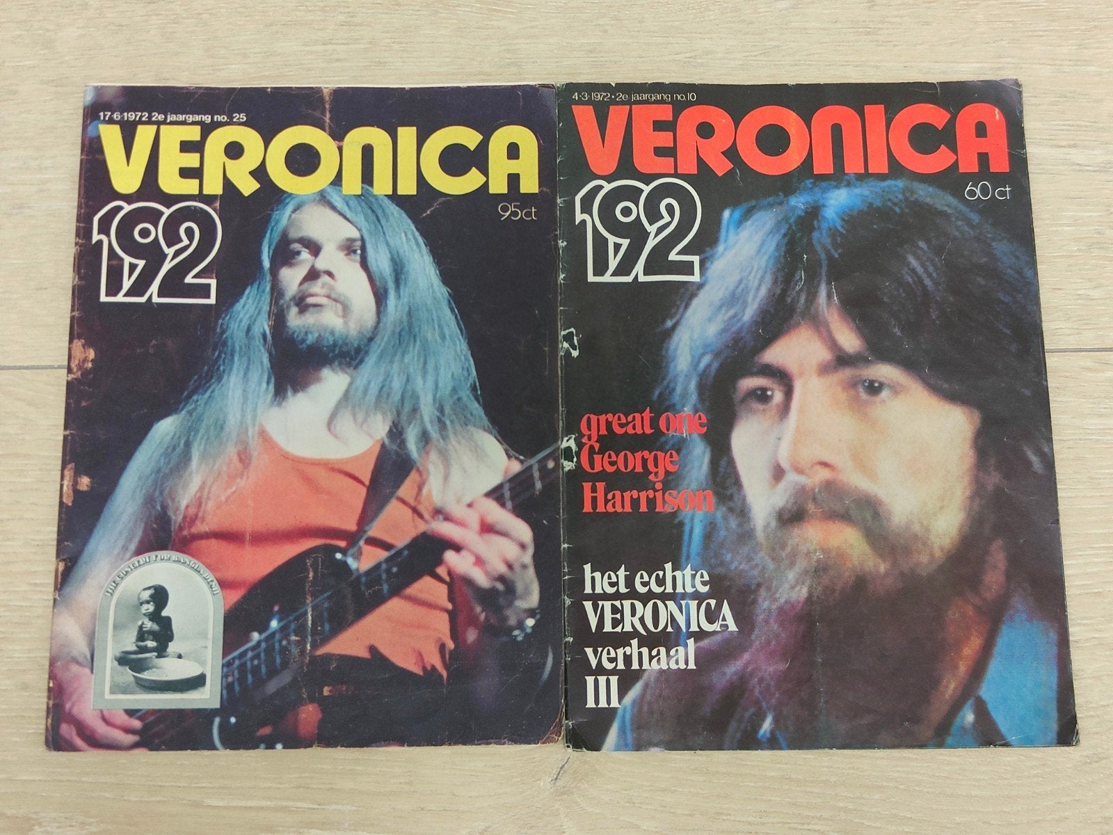 2 Veronica 192 magazines uit 1972, Ophalen of Verzenden, 1960 tot 1980, Tijdschrift