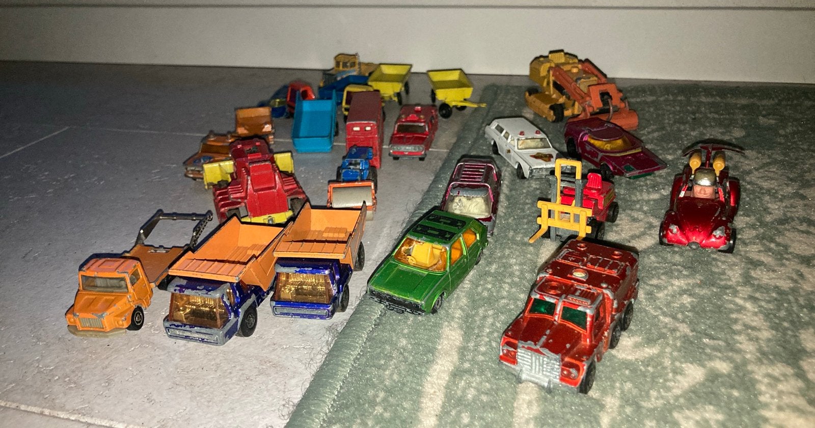 vintage modelauto’s, matchbox majorette Tonka Corgi Paul’s, Ophalen of Verzenden, Zo goed als nieuw, Auto