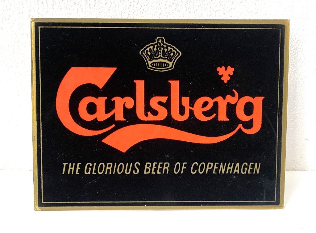 Carlsberg Beer reclamekarton, Verzamelen, Reclamebord, Verzenden, ., .