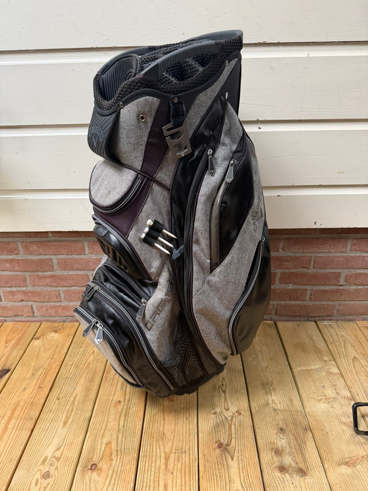 Callaway golftas; Org 15; trolley; met draagband, Ophalen, Zo goed als nieuw, Tas, Callaway