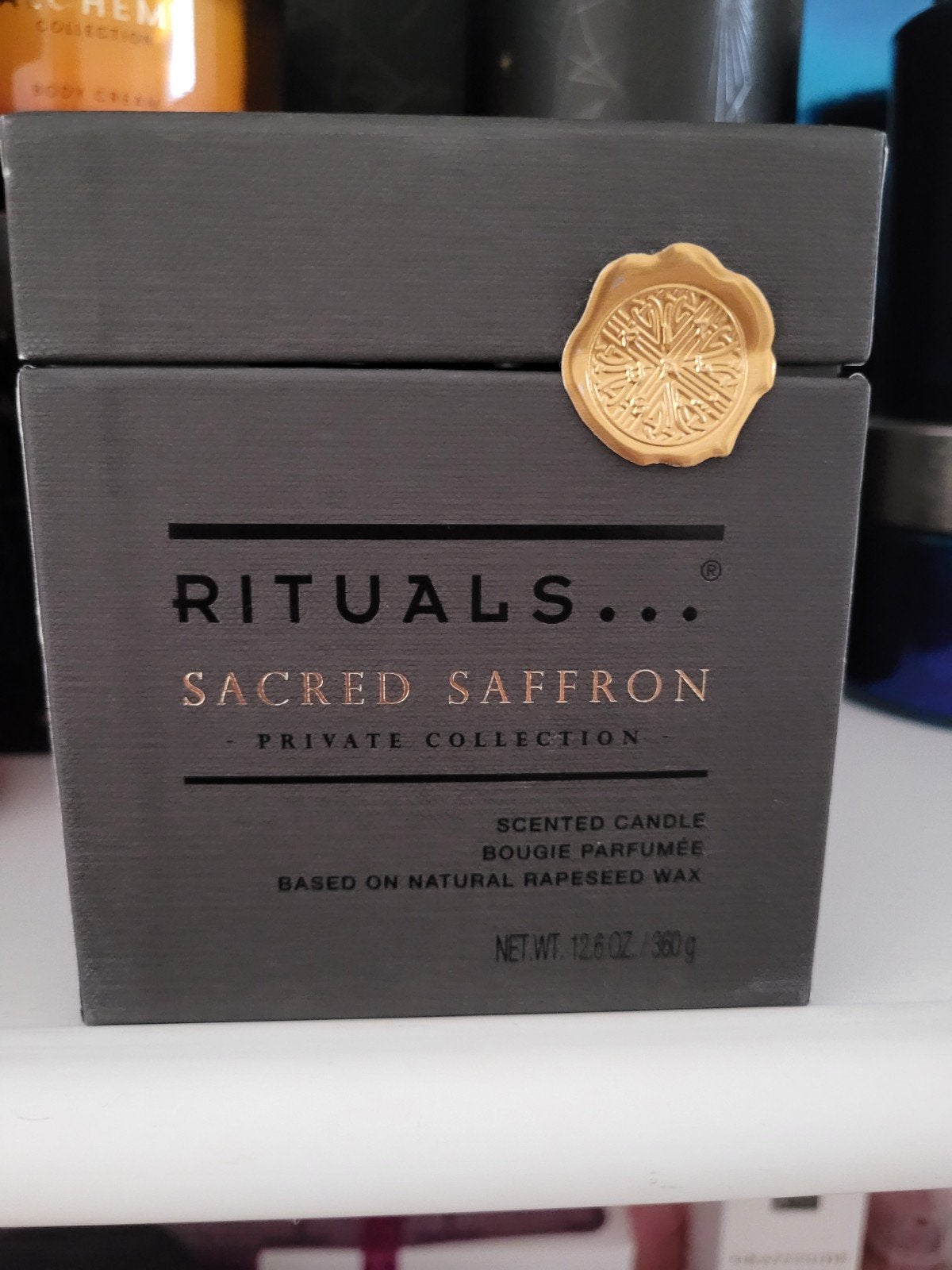 Rituals Sacred Saffron Geurkaars - Private Collection, Zwart, Ophalen of Verzenden, Rituals, Kaars