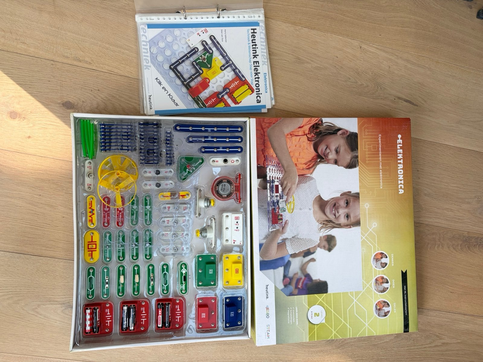 Grote set “experimenteren met electronica” van Heutink, Ophalen of Verzenden, Zo goed als nieuw