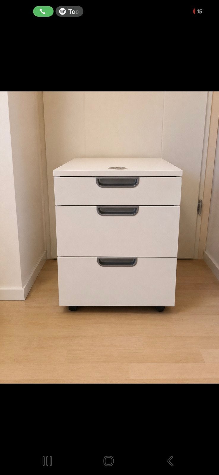 IKEA Galant ladenblok met 3 lades en slot, Huis en Inrichting, Kasten | Roldeurkasten en Archiefkasten, Ophalen of Verzenden, 50 tot 75 cm