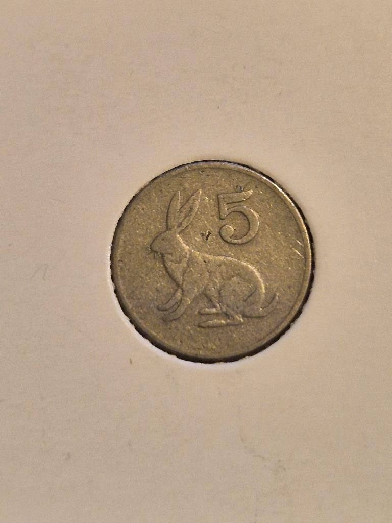 Zimbabwe - 5 Cent 1980, Verzenden, Zimbabwe, Losse munt