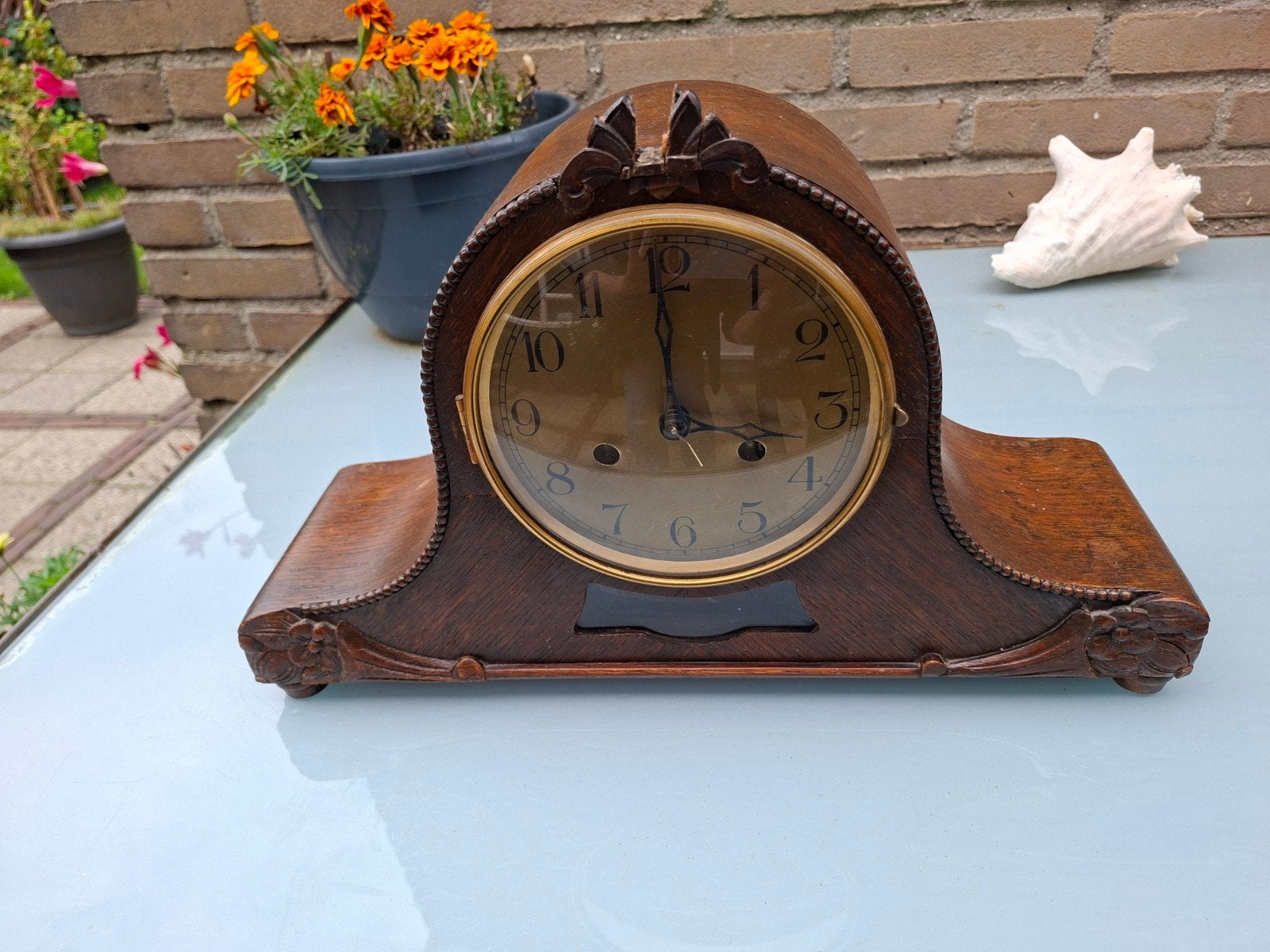 Een schouwklok/ pendule klok, Ophalen of Verzenden